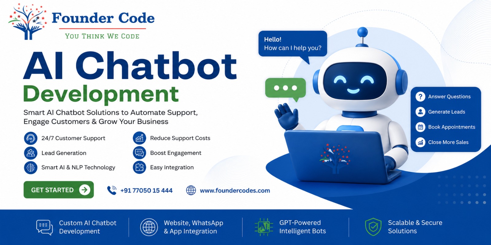 AI Chatbot Development Banner